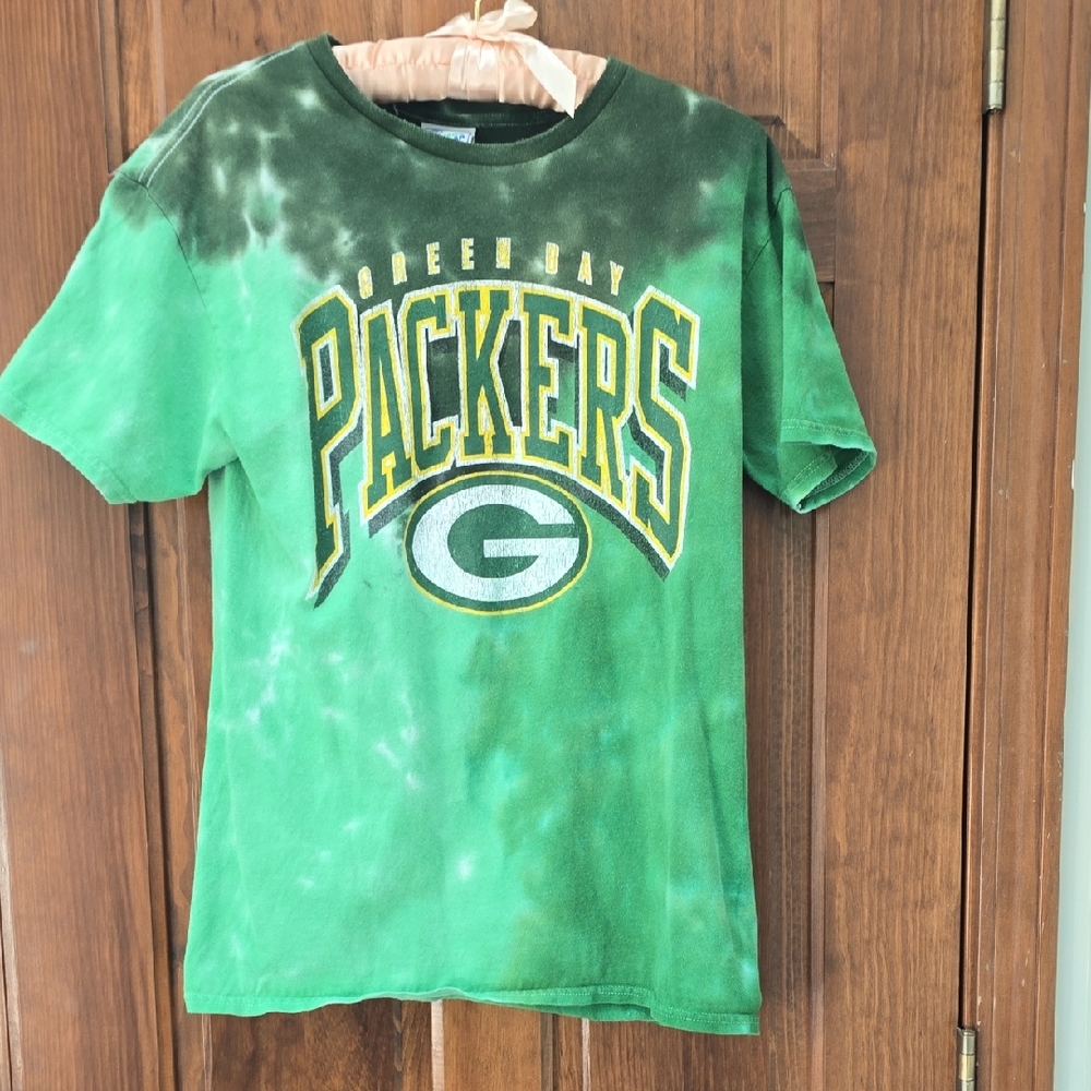 47 Brand Green Bay Packers Green Tie-Dye Tee